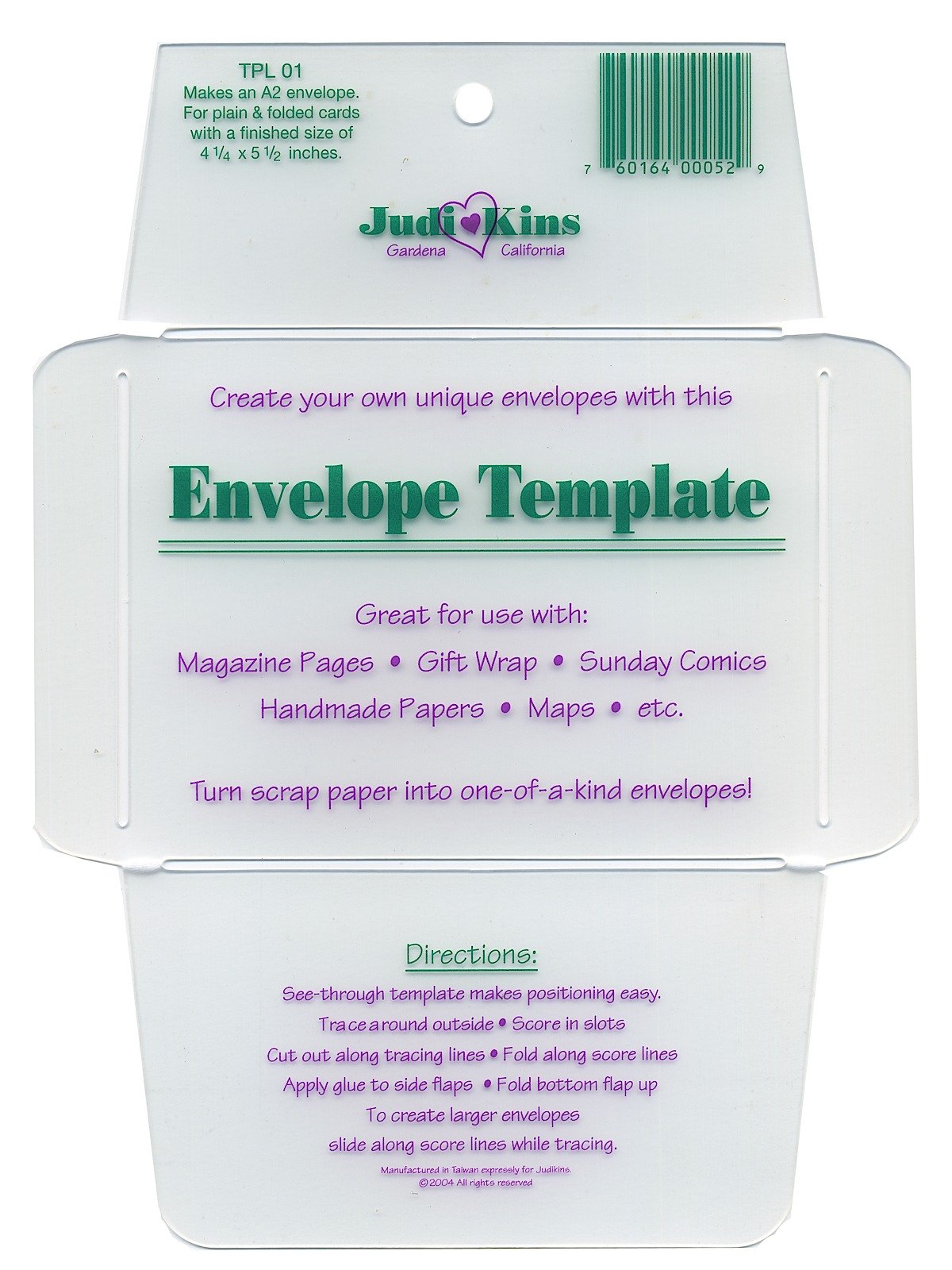 JudiKins - Envelope Templates