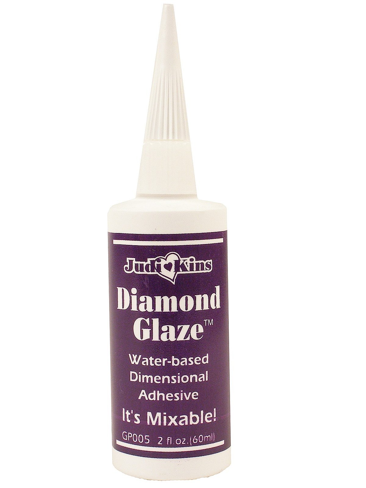 Adhesive, Judikins Diamond Glaze Clear Dimensional Glass-Like 8 Ounce  Bottle