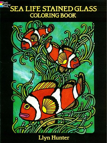 Dover - Sea Life Stained Glass Coloring Book
