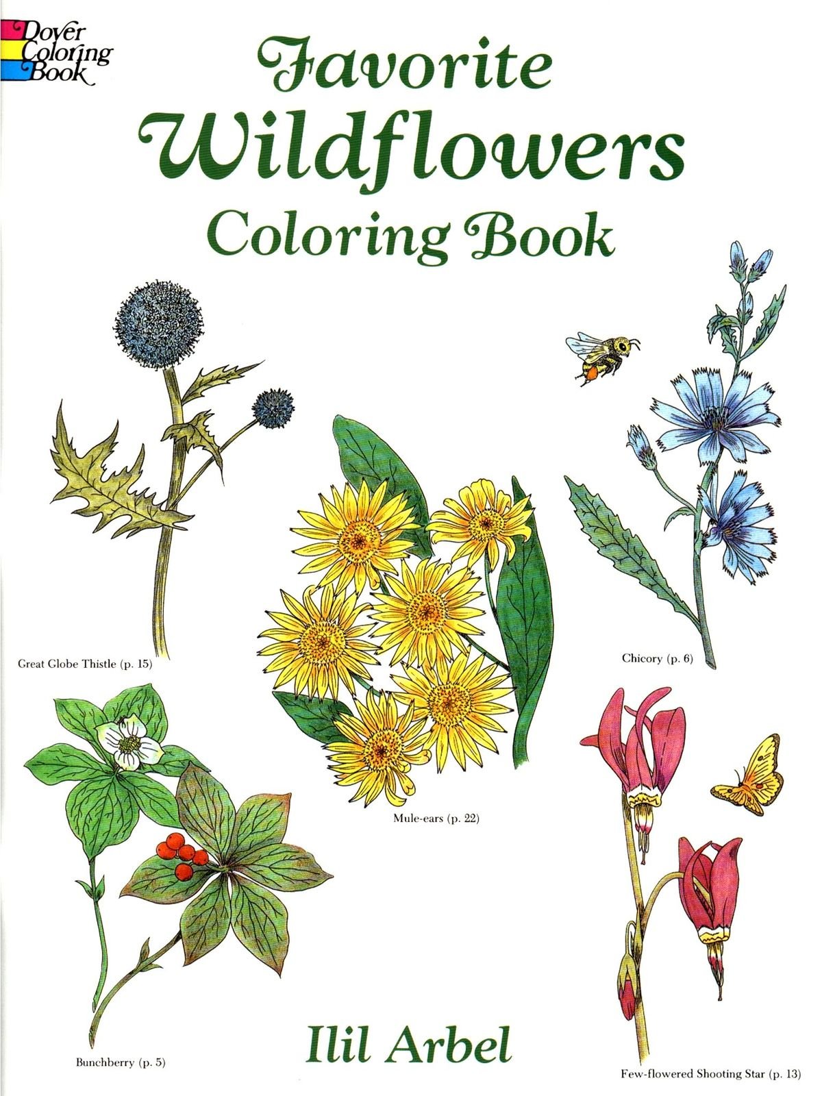 Dover - Favorite Wildflowers Coloring Book