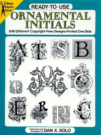 Dover - Ready-To-Use Ornamental Initials