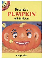 Decorate a Pumpkin with 34 Stickers