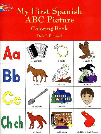 Dover - My First Spanish ABC Picture Coloring Book