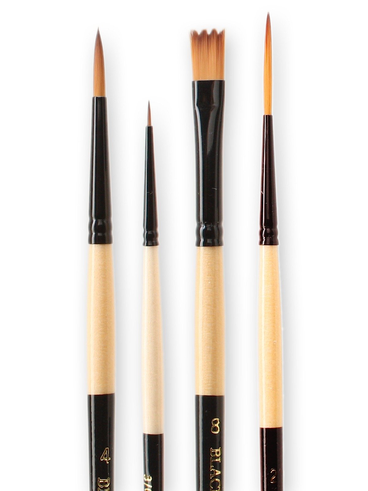 Dynasty - Black Gold Series Synthetic Brushes Short Handle