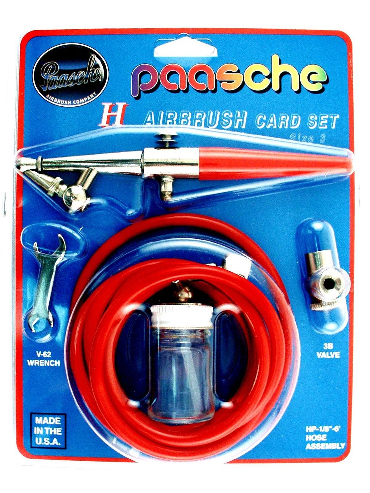 Paasche Airbrush Model SI Set w 3 Heads - Art Supply Source