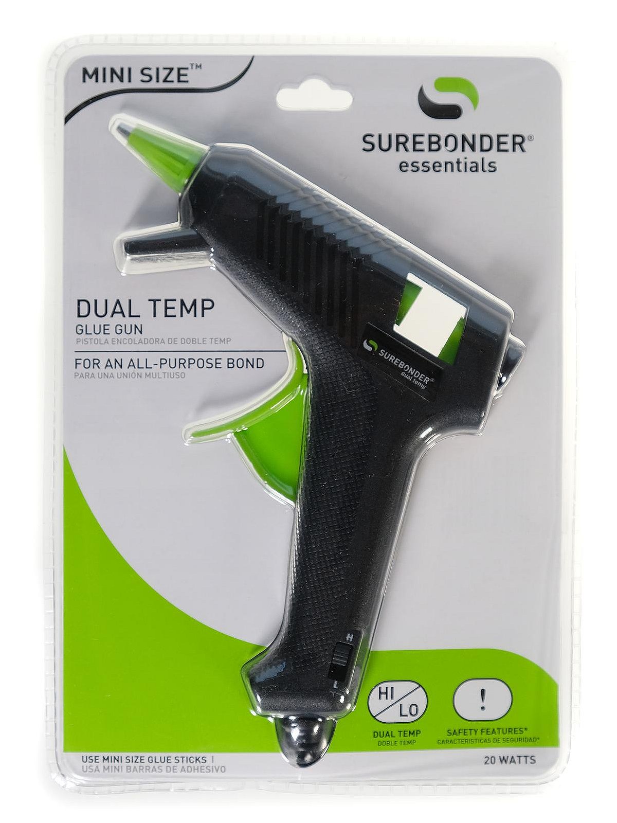 Surebonder Plus Mini Size Dual Temp Glue Gun with Sticks