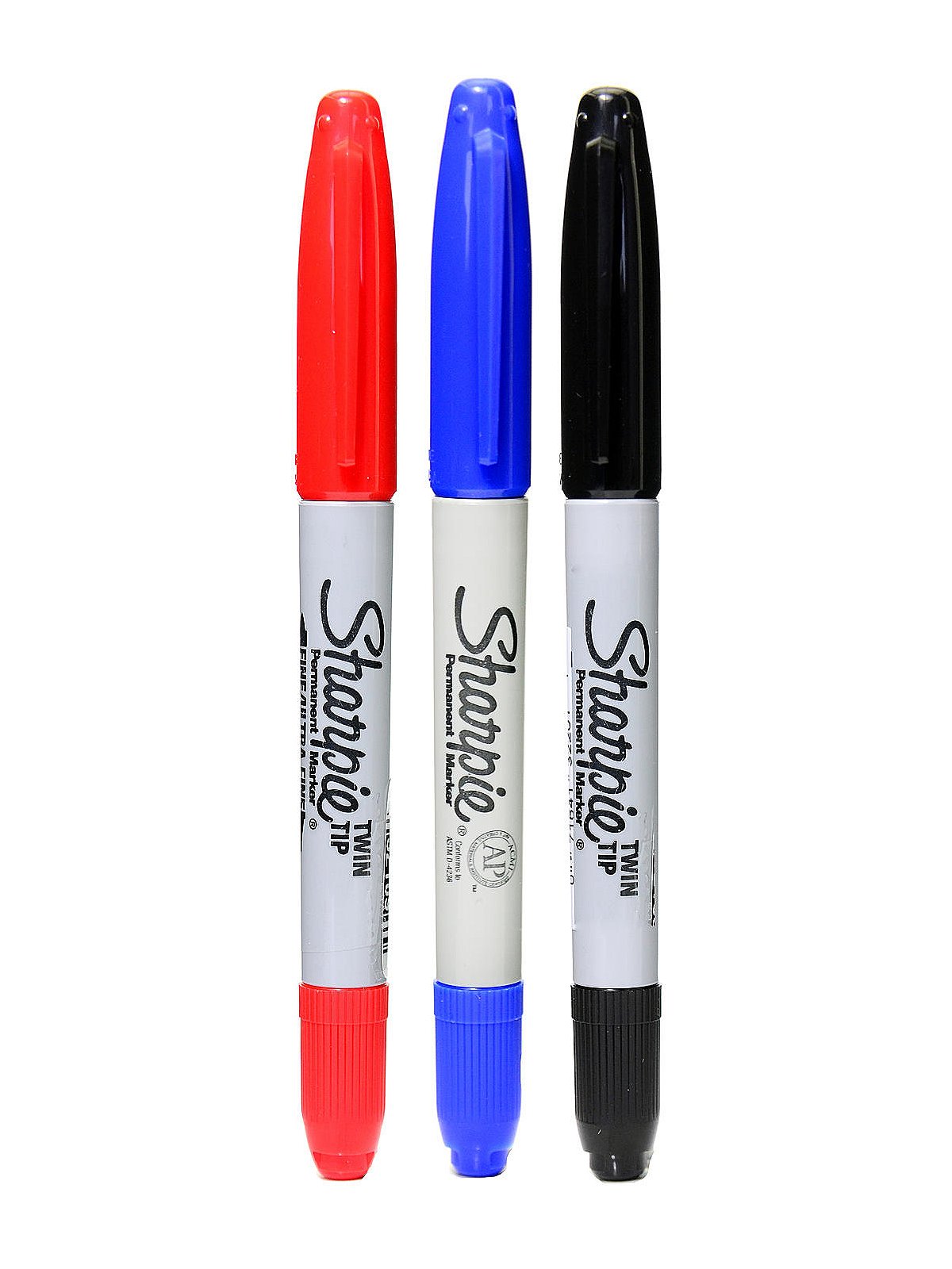 Sharpie Ultra Fine Tip Coloured Sharpie Permanent Marker Pens Black Red  Blue