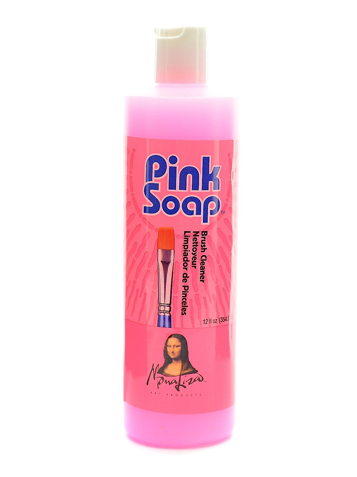 Mona Lisa Pink Brush Soap 4 oz.