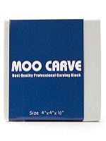 Moo Carve Artist Carving Block