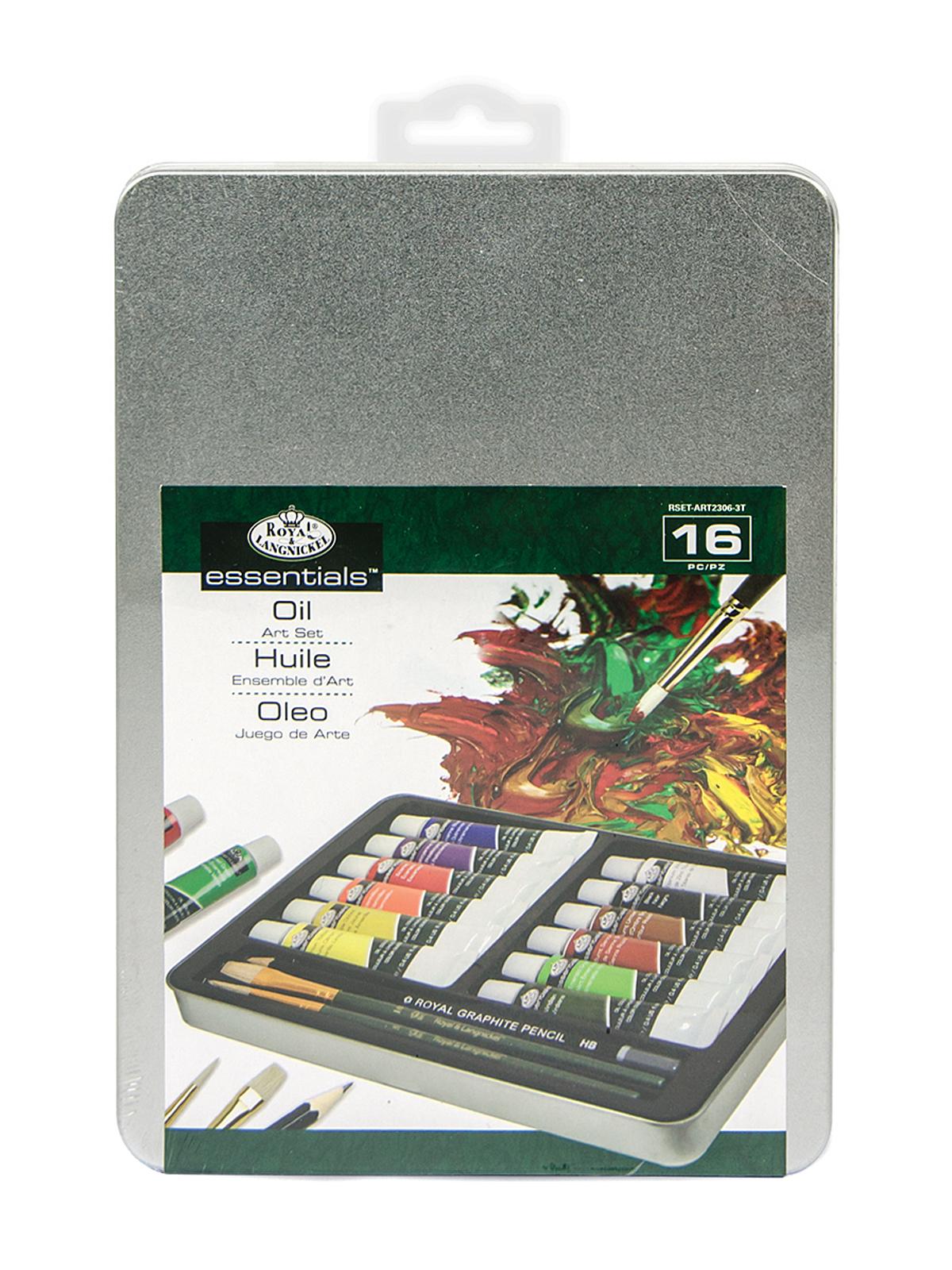 Art Set, Deluxe Oil Artist top Painting Box Set; Royal & Langnickel, Painting Kit, Gift Set; Regis Brushes