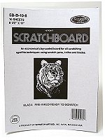Black Coated Scratchboards