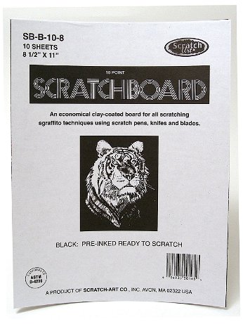 Scratch Art - Black Coated Scratchboards