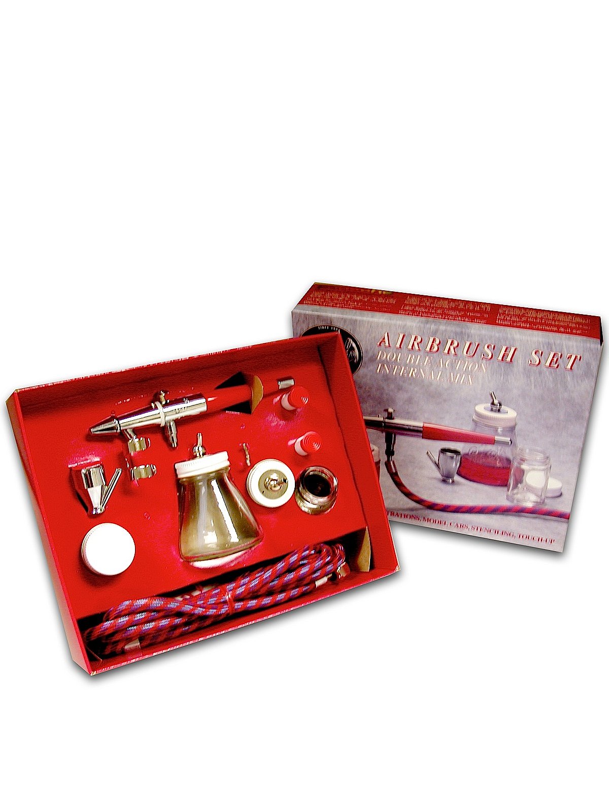 Paasche Airbrush VL-Card Airbrush Card Set, Double Action Airbrush