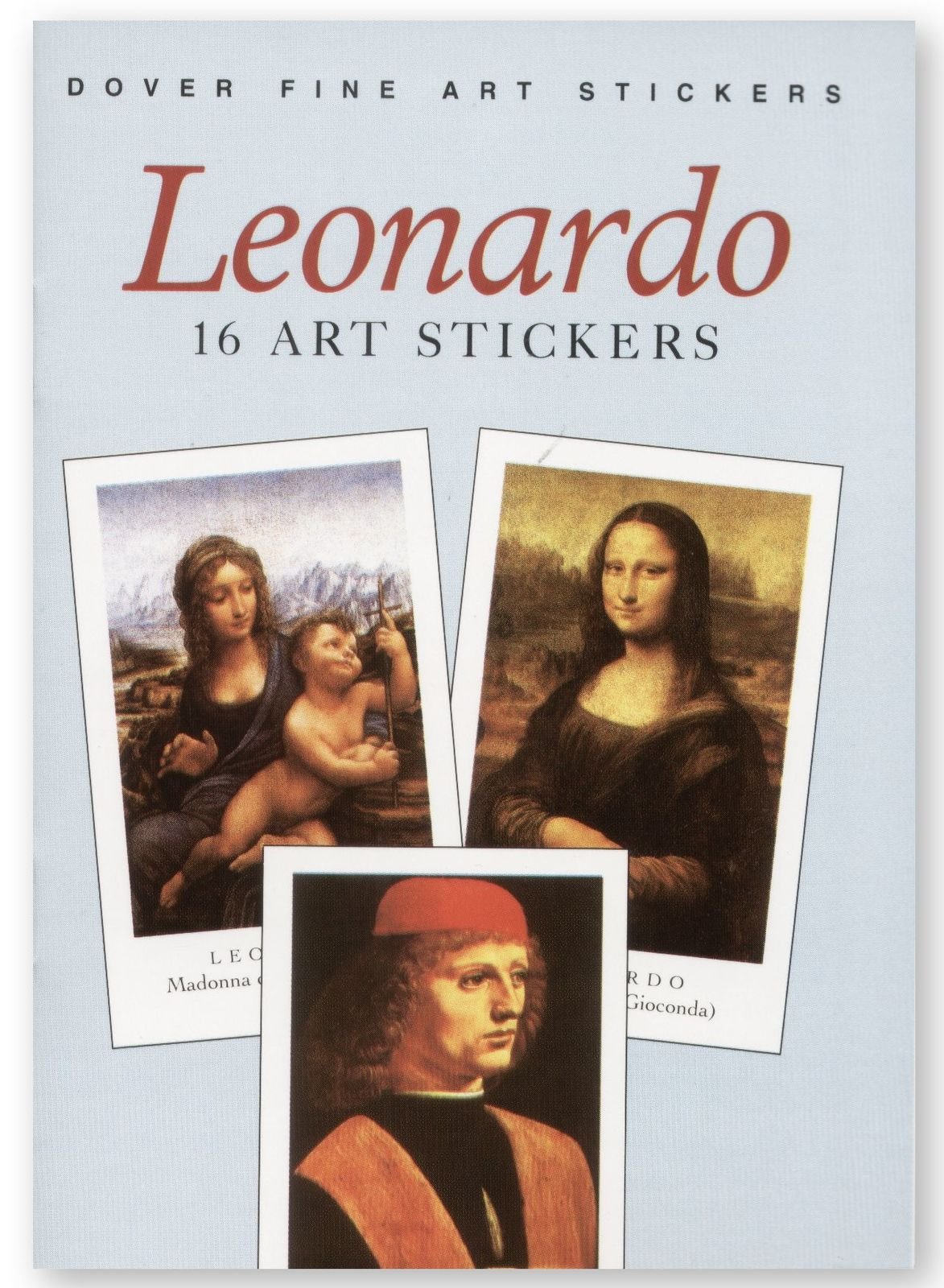 Dover - Leonardo: 16 Art Stickers