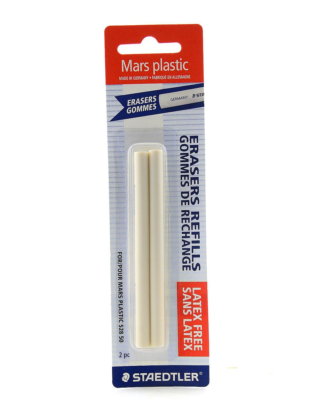 Staedtler - Mars White Plastic Stick Eraser and Refills