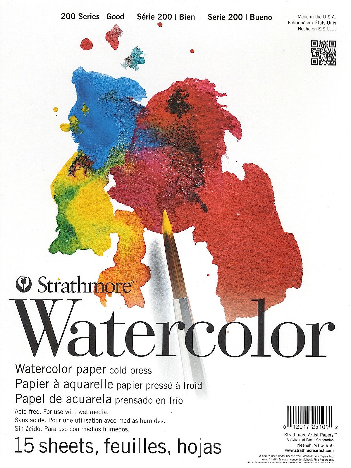 Watercolour Cold press, ideal for fine arts students