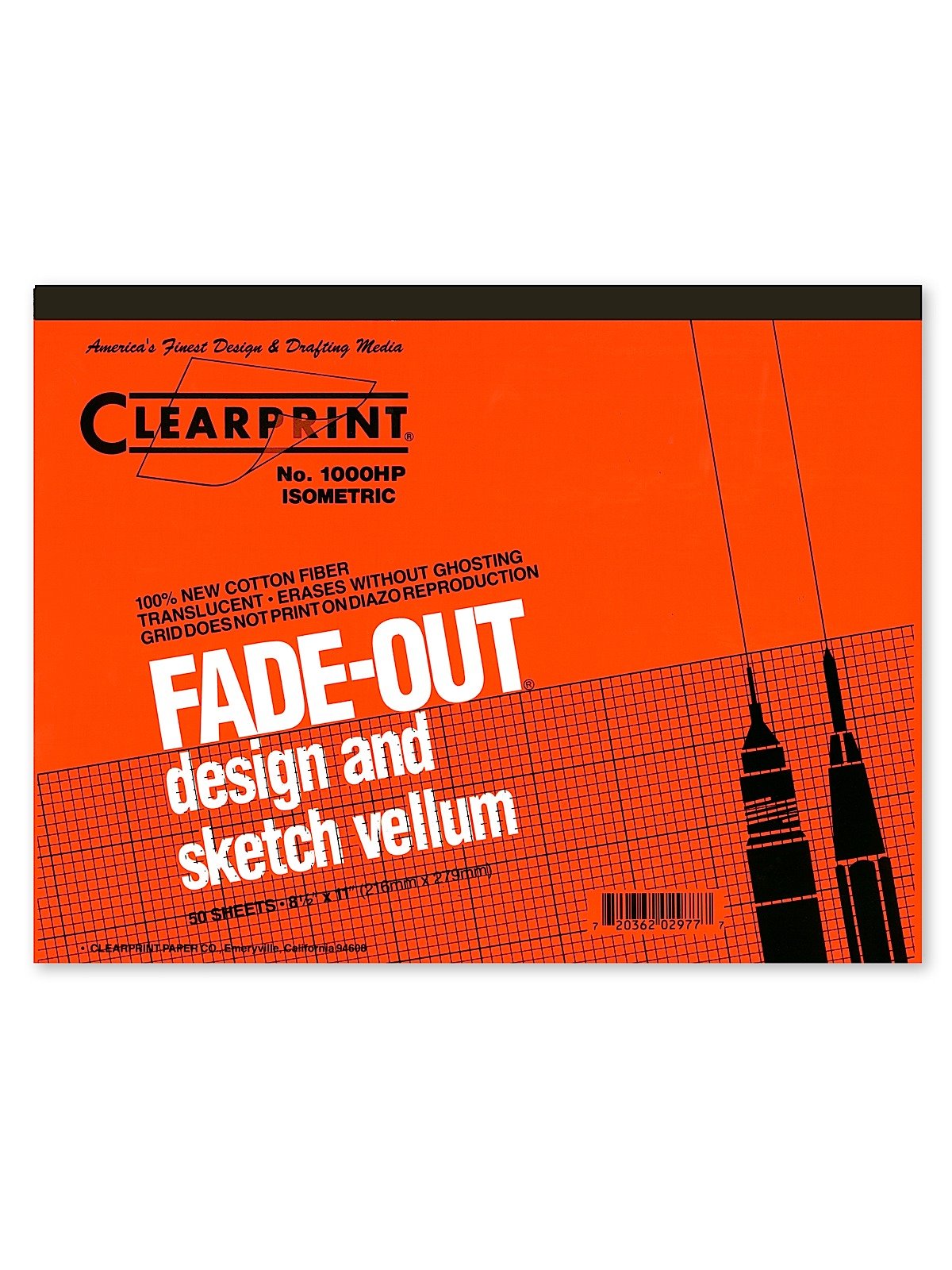 Clearprint - Fade-Out Design and Sketch Vellum - Isometric