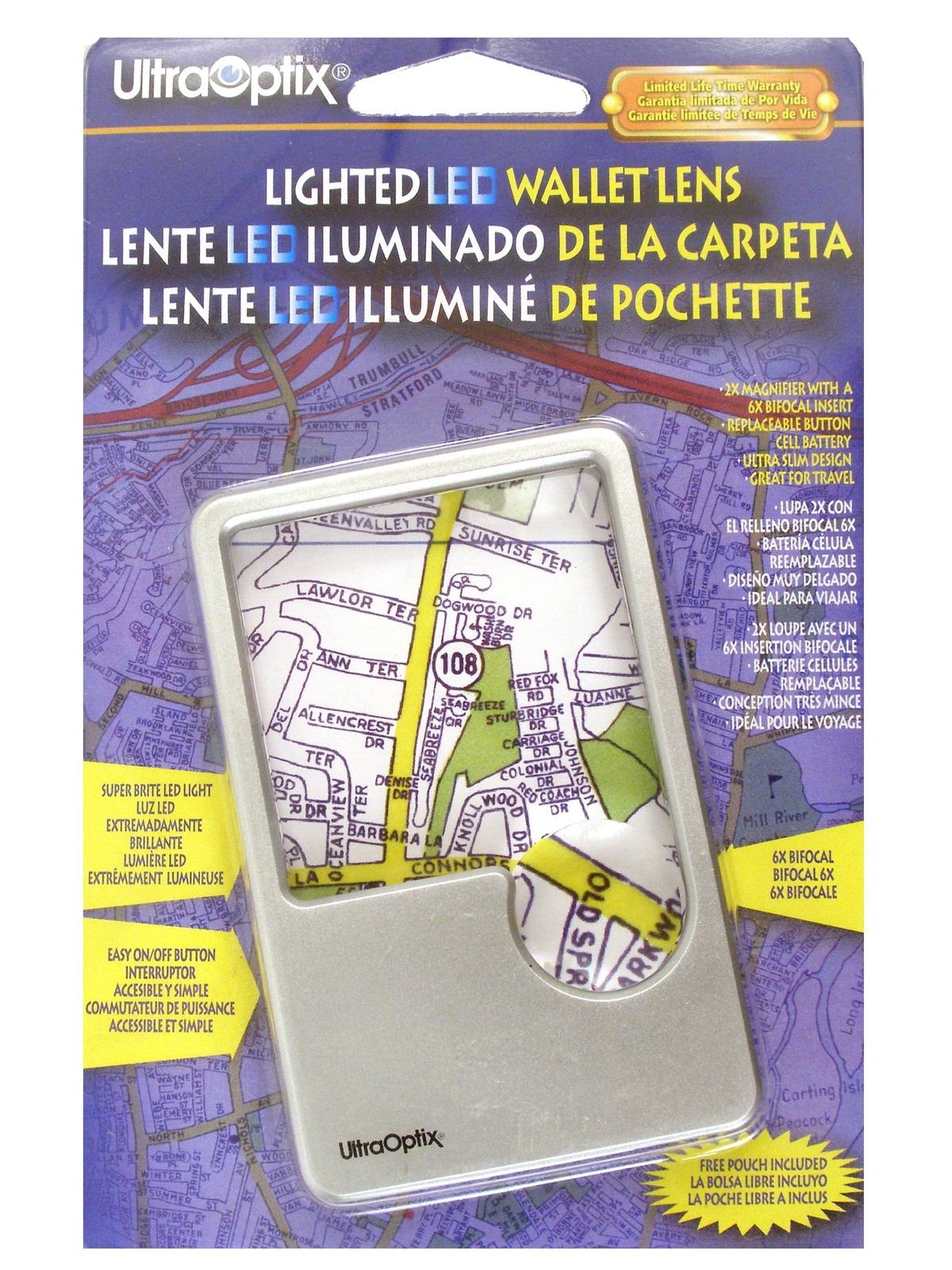 UltraOptix - Lighted LED Wallet Lens