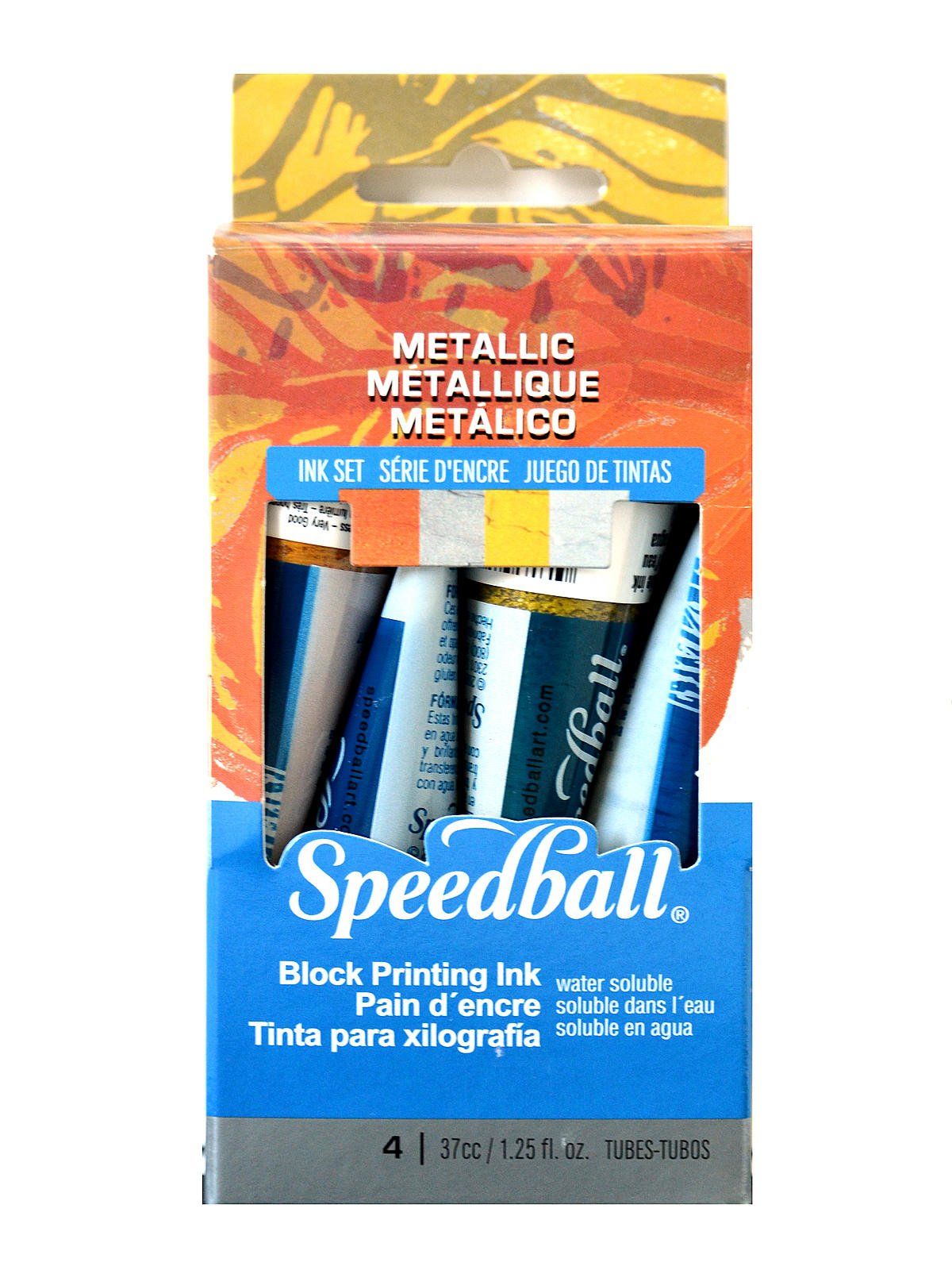 Speedball - Block Printing Metallic Ink Set