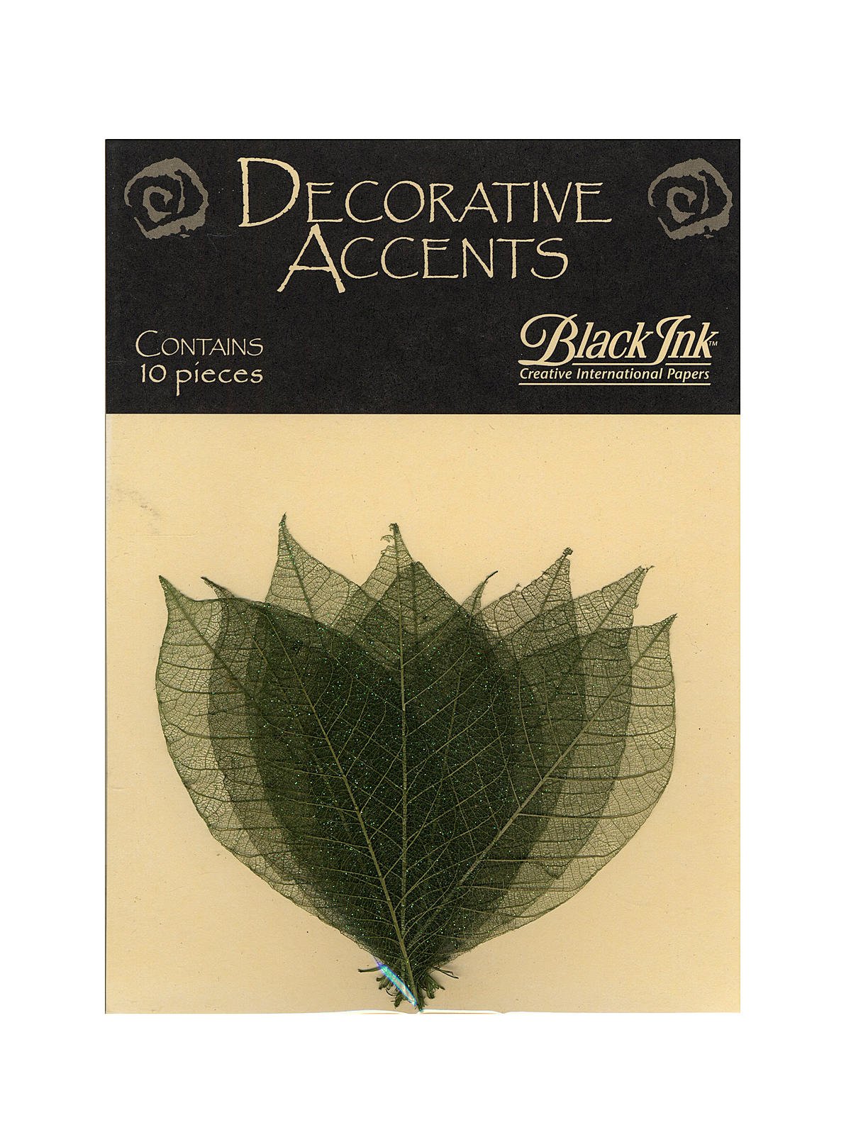 Black Ink - Decorative Accents Rubber Tree Leaves