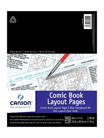 Canson - Fanboy Comic book layout pages