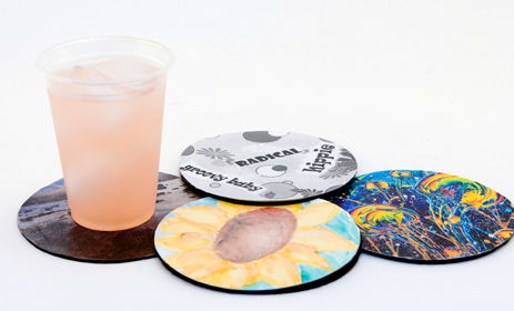 Make your own drink outlet coasters