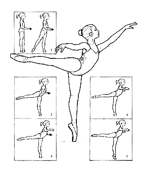 Ballet Class Coloring Book Page