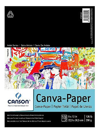 Canson - Foundation Canva-Paper Pad - 9 in. x 12 in.