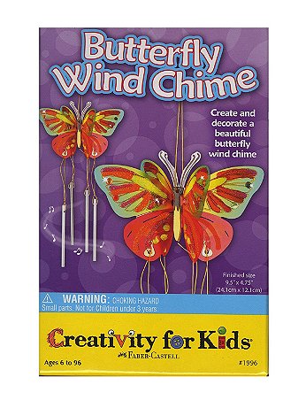 Creativity For Kids - Butterfly Wind Chime Mini Kit - Each