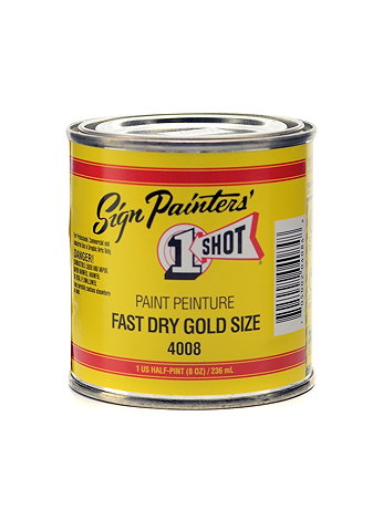 1-Shot - Fast Dry Gold Size - 8 oz.