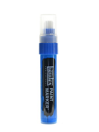 Liquitex - Professional Paint Markers - Fluorescent Blue, Wide 15 mm