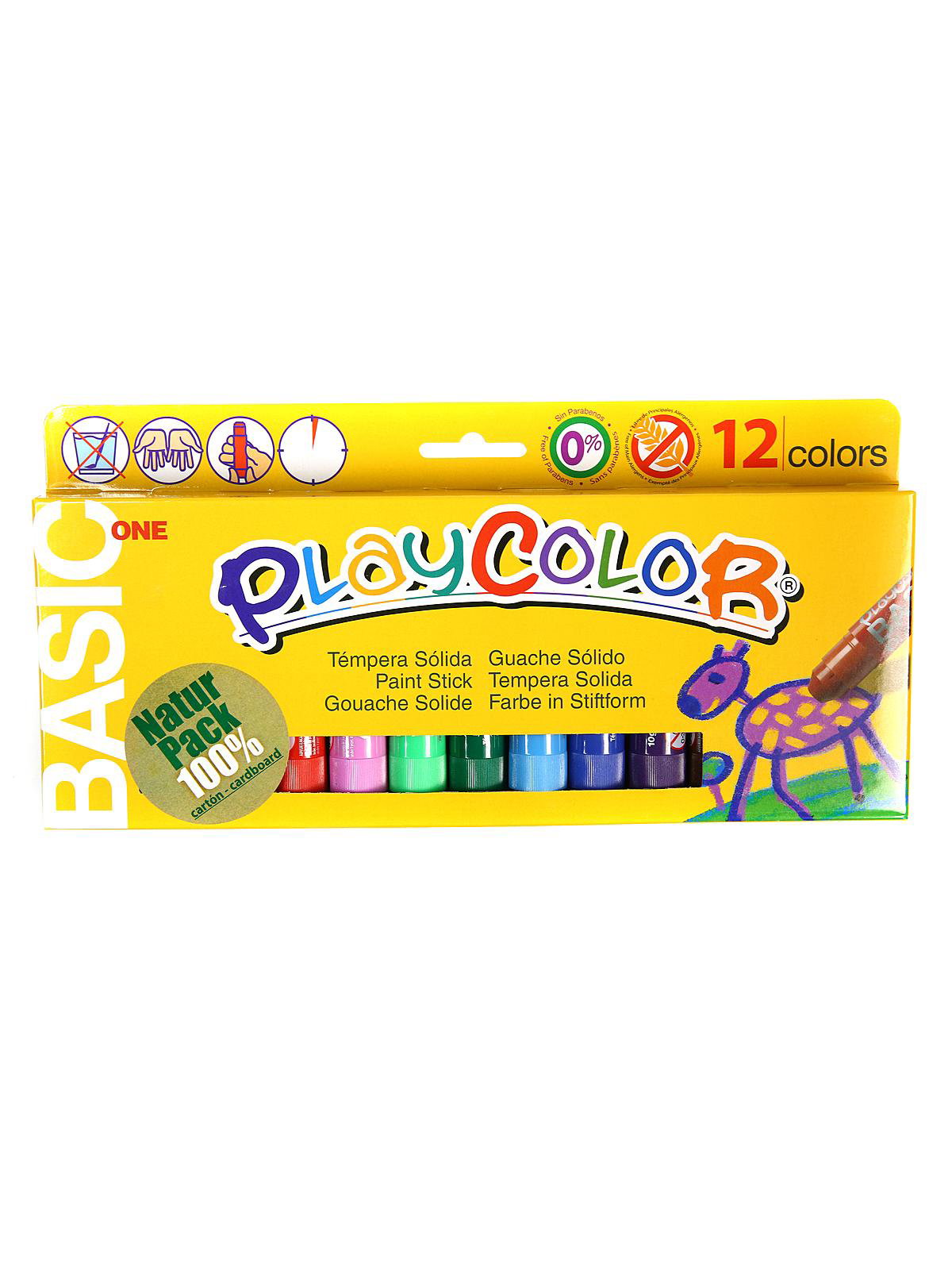 Playkidiz Paint Sticks, 6 Pack, Classic Colors, Twistable Crayon Paint  Sticks, Mess-Free Tempera & Poster Paint, Quick Drying, Great Birthday  Gift