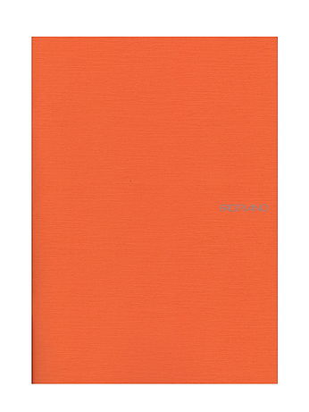 Fabriano - EcoQua Notebooks - Staplebound Grid, Orange, 8.25 x 11.7 in.