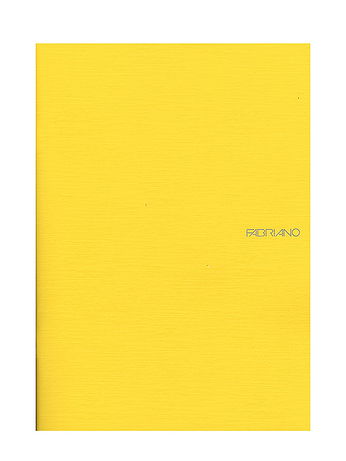 Fabriano - EcoQua Notebooks - Staplebound Grid, Lemon, 8.25 x 11.7 in.