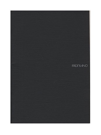 Fabriano - EcoQua Notebooks - Staplebound Grid, Black, 8.25 x 11.7 in.