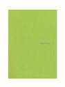 Fabriano - EcoQua Notebooks staplebound grid lime 8.25 x 11.7 in.