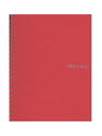 Fabriano - EcoQua Notebooks spiral grid raspberry 5.8 in. x 8.25 in.