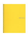 Fabriano - EcoQua Notebooks spiral grid lemon 5.8 in. x 8.25 in.