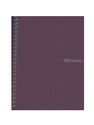 Fabriano - EcoQua Notebooks spiral grid wine 5.8 in. x 8.25 in.