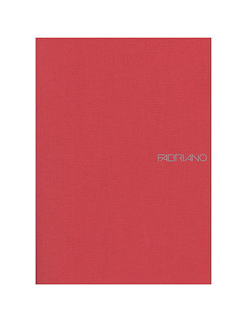 Fabriano - EcoQua Notebooks - Gluebound Dot, Raspberry, 5.8 in. x 8.25 in.