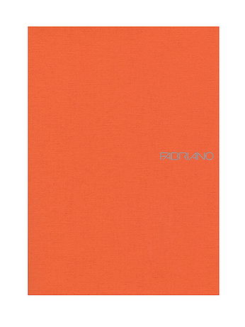 Fabriano - EcoQua Notebooks - Gluebound Dot, Orange, 5.8 in. x 8.25 in.