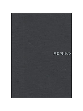 Fabriano - EcoQua Notebooks - Gluebound Dot, Black, 5.8 in. x 8.25 in.