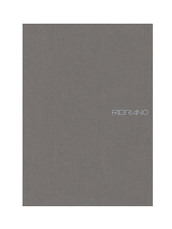 Fabriano - EcoQua Notebooks - Gluebound Dot, Stone, 5.8 in. x 8.25 in.