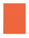 Fabriano - EcoQua Notebooks staplebound blank orange 5.8 in. x 8.25 in.