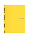 Fabriano - EcoQua Notebooks spiral blank lemon 5.8 in. x 8.25 in.