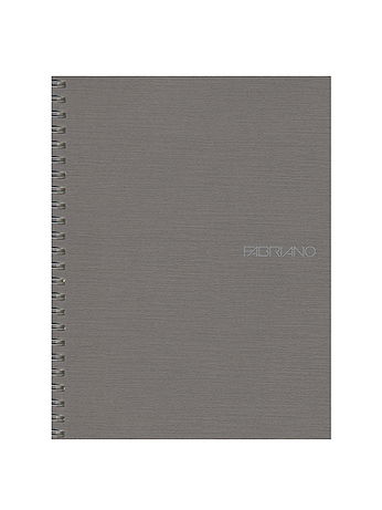 Fabriano - EcoQua Notebooks - Spiral Blank, Stone, 5.8 in. x 8.25 in.