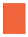 Fabriano - EcoQua Notebooks spiral blank orange 8.25 x 11.7 in.