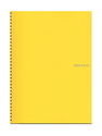 Fabriano - EcoQua Notebooks spiral blank lemon 8.25 x 11.7 in.