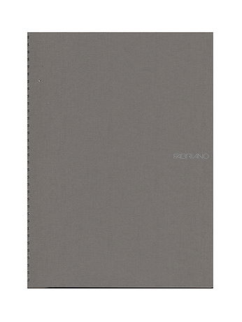 Fabriano - EcoQua Notebooks - Spiral Blank, Stone, 8.25 x 11.7 in.