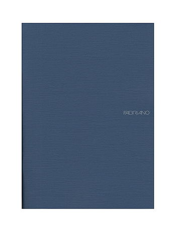 Fabriano - EcoQua Notebooks - Staplebound Blank, Turquoise, 8.25 x 11.7 in.